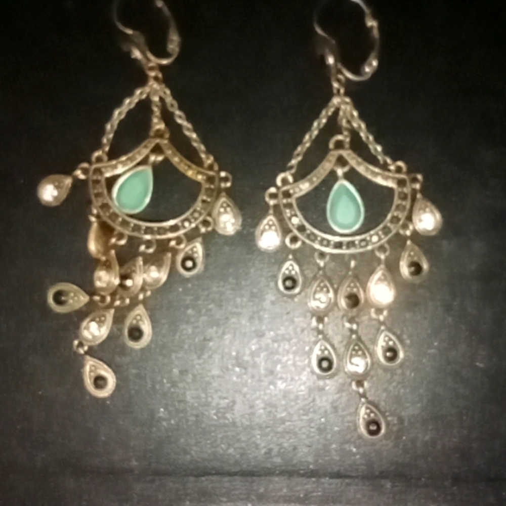 Silver earrings